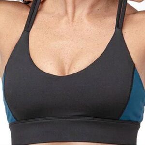 Evree X barbella Black and Blue Sports Bra size L